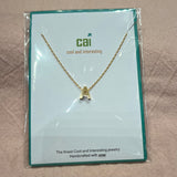 Initial Block Letter Necklace