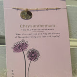 Birth Month Flower Necklace