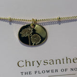 Birth Month Flower Necklace