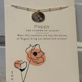 Birth Month Flower Necklace