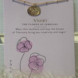Birth Month Flower Necklace