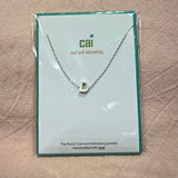 Initial Block Letter Necklace