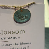 Birth Month Flower Necklace