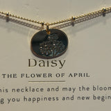 Birth Month Flower Necklace