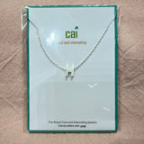 Initial Block Letter Necklace