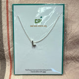 Initial Block Letter Necklace