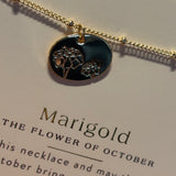 Birth Month Flower Necklace