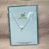 Initial Block Letter Necklace