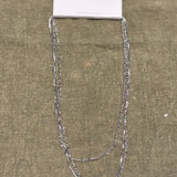 Nancy Silver Layered Necklace