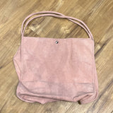 Corduroy Tote Bag w/ Snap Button