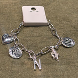 Nebraska Charm Bracelet