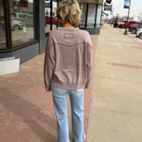 Mica High Rise Wide w/Distressed Knee