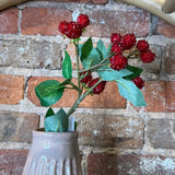 Boysenberry Spray 15"