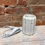 Milkhouse Pillar White Ceramic Melter