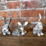 Gold Washed Resin Rabbit