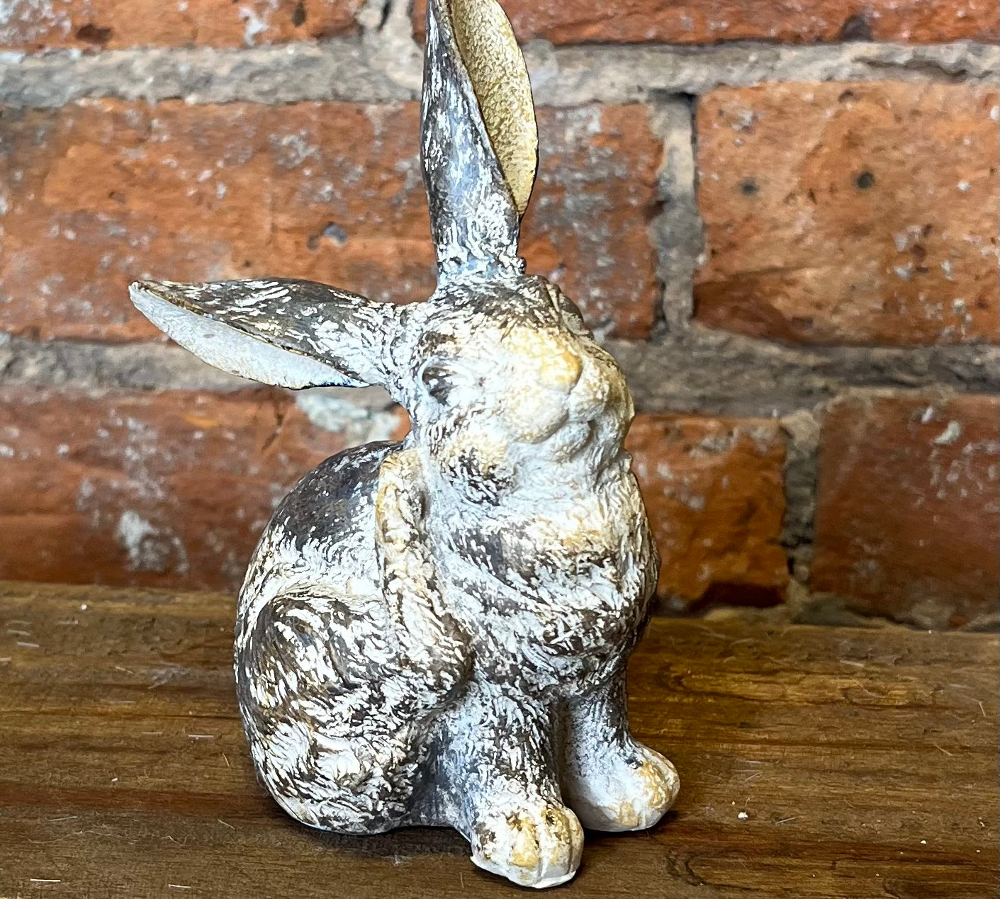 Gold Washed Resin Rabbit
