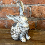 Gold Washed Resin Rabbit