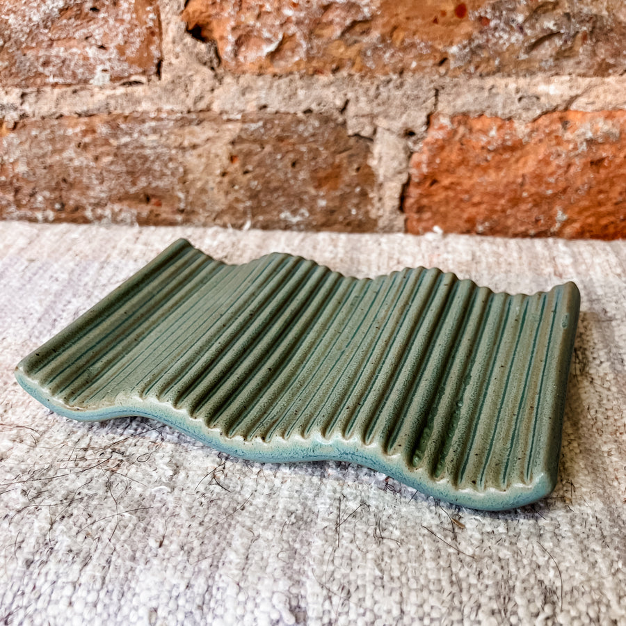 Stoneware Soap Dish 5"x3.25"