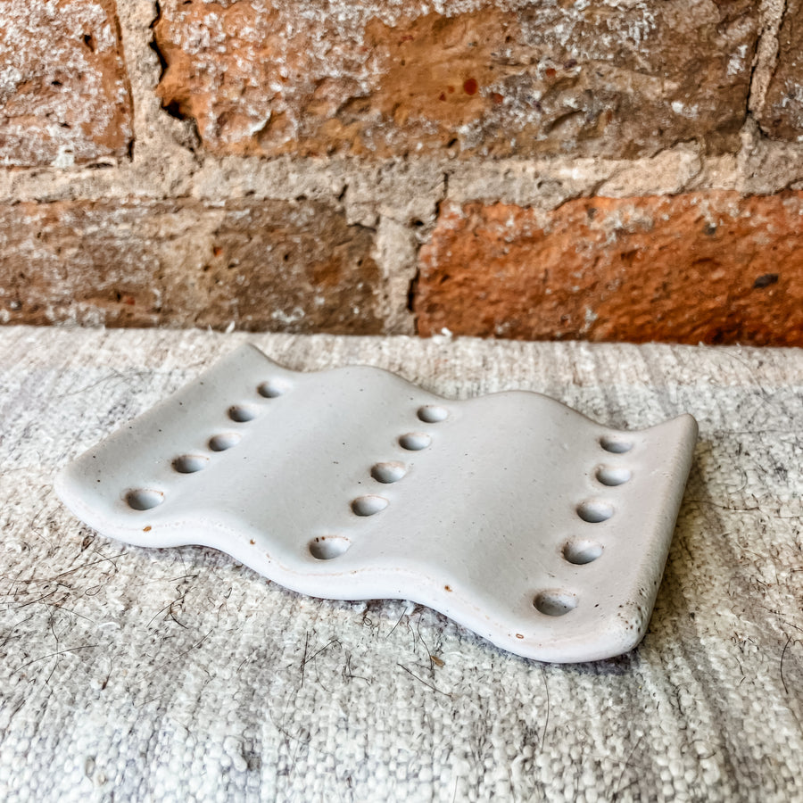 Stoneware Soap Dish 5"x3.25"