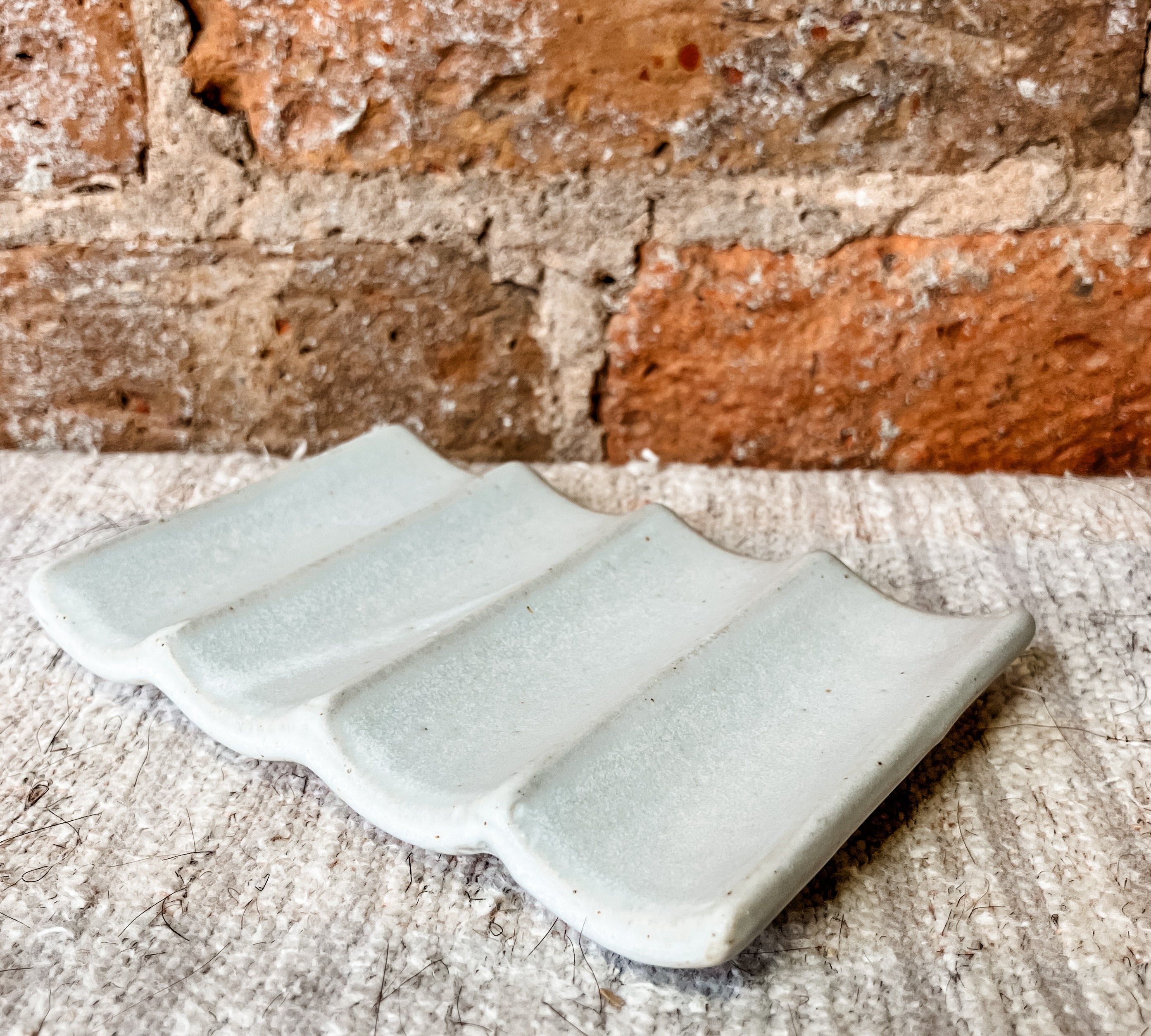 Stoneware Soap Dish 5"x3.25"