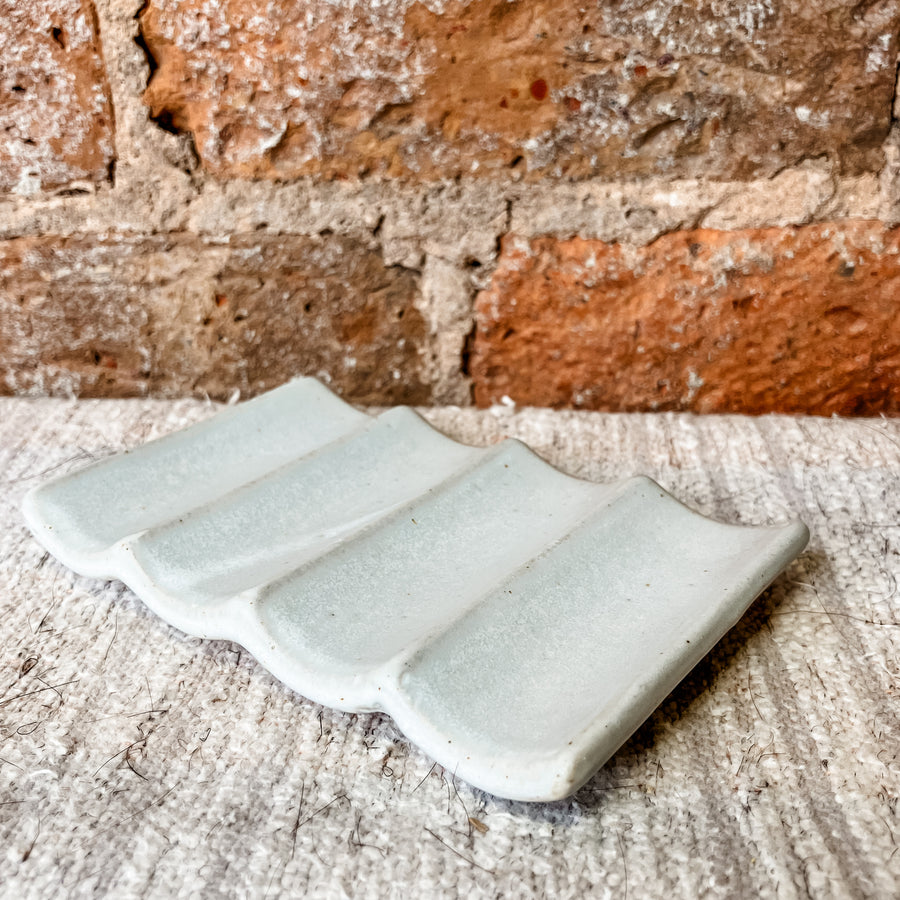 Stoneware Soap Dish 5"x3.25"