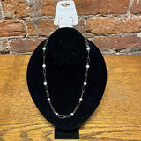 Rosalyn Gold/Pearl Necklace/Earring Set