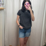 Mica High Rise Shorts w/ Frayed Hem
