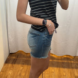 Mica High Rise Shorts w/ Frayed Hem