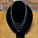 Audrey Silver Layered Necklace