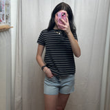 Mica Super High Raw Hem Shorts