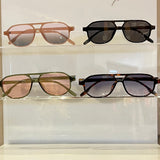 Retro Trendy Aviator Sunglasses