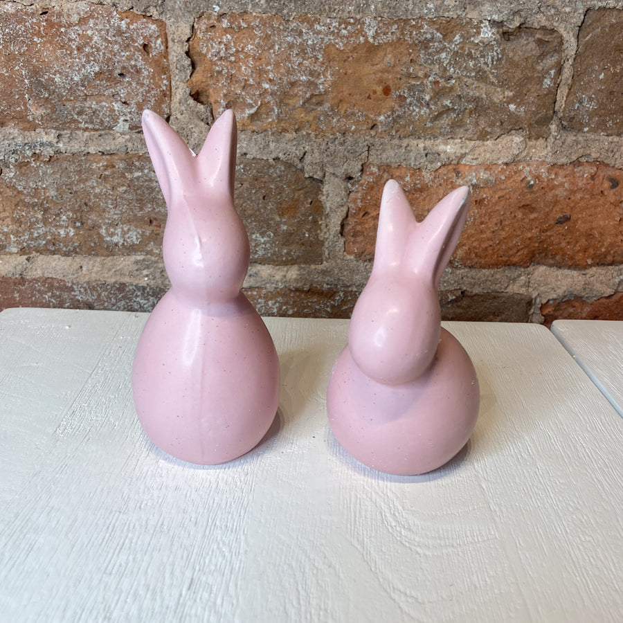 Pink Ceramic Bunny