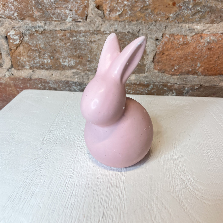 Pink Ceramic Bunny