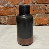 Black/Tan Ceramic Vase
