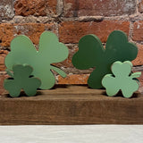 Wooden Green Shamrock