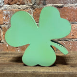 Wooden Green Shamrock