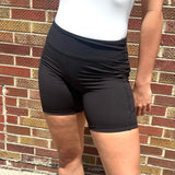 6" Biker Shorts W/ Side Pockets