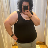 Plus Scoop Neck Tank