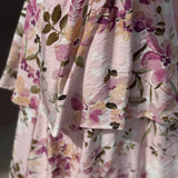 Halter Neck Layered Floral Dress