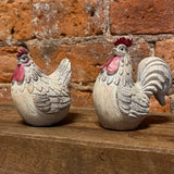 Resin Hen and Rooster 4"