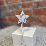 Mini Pearlie Initial Star Earring Set