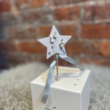 Mini Pearlie Initial Star Earring Set