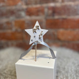 Mini Pearlie Initial Star Earring Set