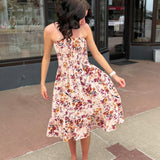 Floral Smocked Convertible Dress