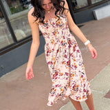 Floral Smocked Convertible Dress