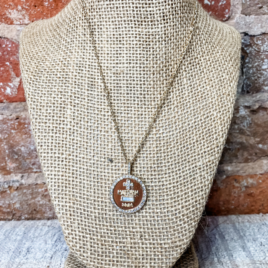 Gold Chain Matthew 28:20 Necklace
