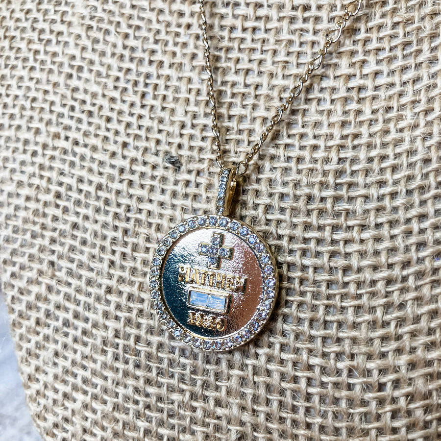 Gold Chain Matthew 28:20 Necklace