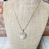 Gold Necklace w/Be Still & Know Pendant