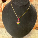 Kids Colorful Necklace w/Pendant