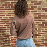 French Terry Snap Front Placket